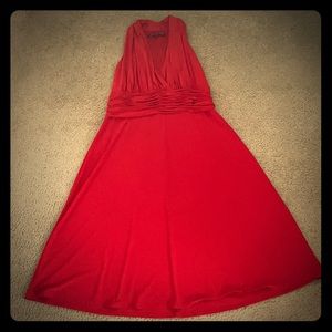 Red dress